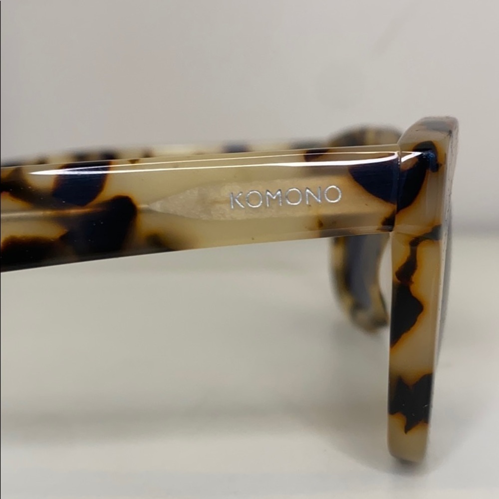 Komono sunglasses Allen Ivory Demi Sunglasses NEW brown Tan tortoise - Picture 12 of 15